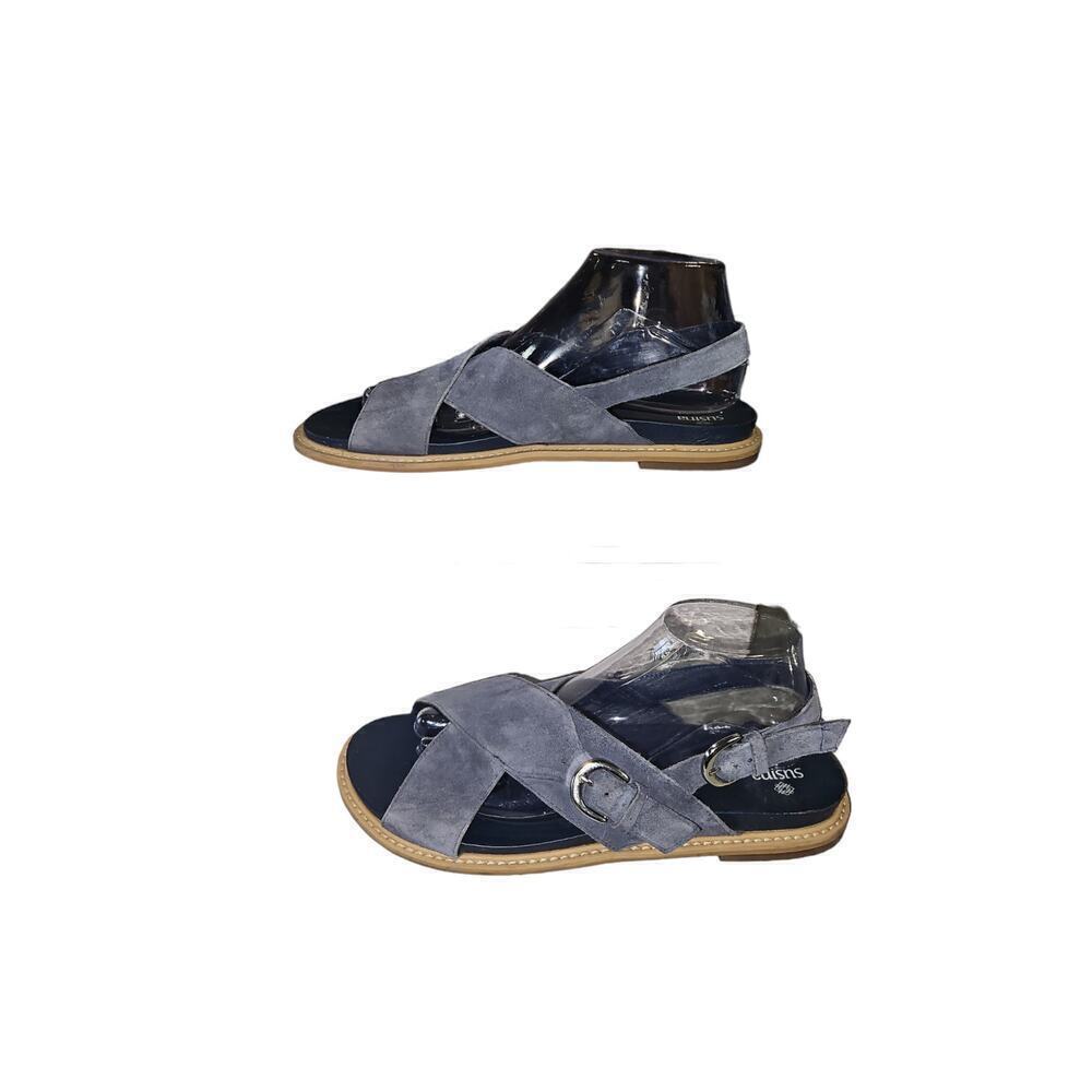 Susina Blue Slingback Sandals‎ Women's Sz 10 - Picture 2 of 9